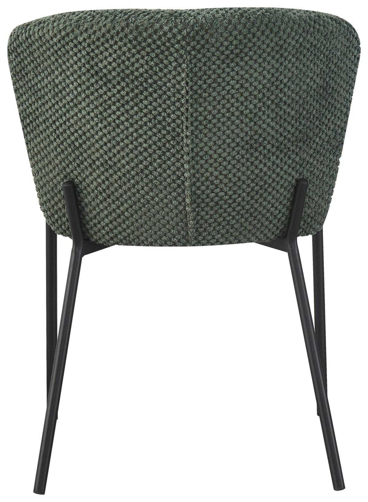ŽIDLE EMILY - černá/zelená, Lifestyle, kov/dřevo (55/79/59cm) - Mömax