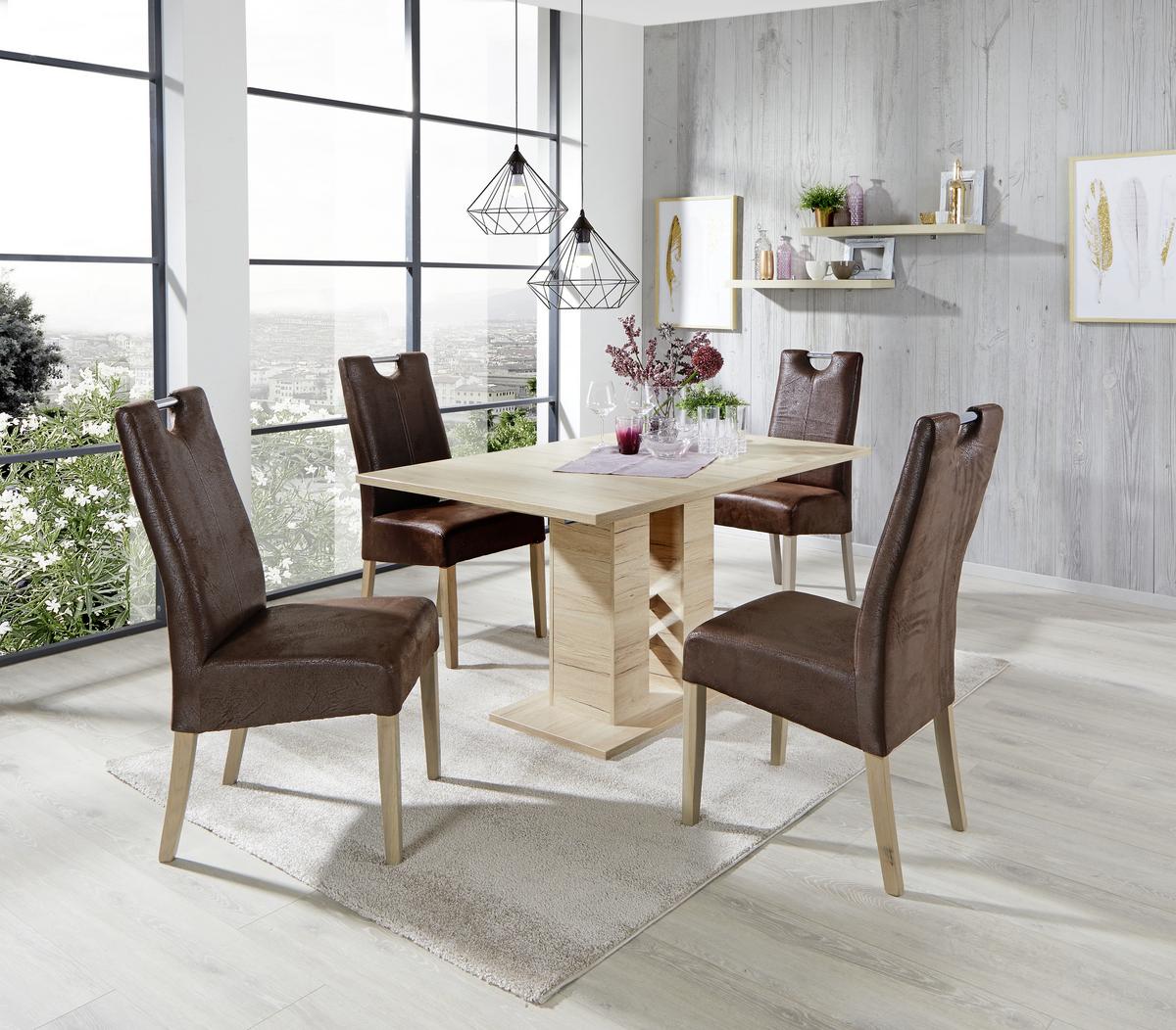 Kihúzható Asztal Helena 140 Az *top Ár* - tölgyfa, Konventionell, faalapú anyag (140-220/76/90cm) - Best Price