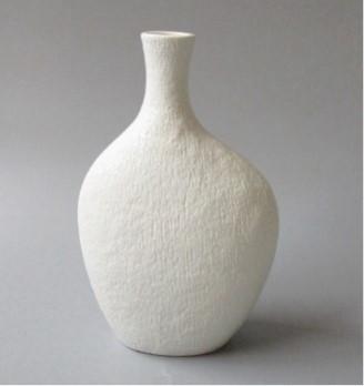 Vase Vivien - Weiß, Basics, Keramik (15,3/22,2/8cm) - James Wood