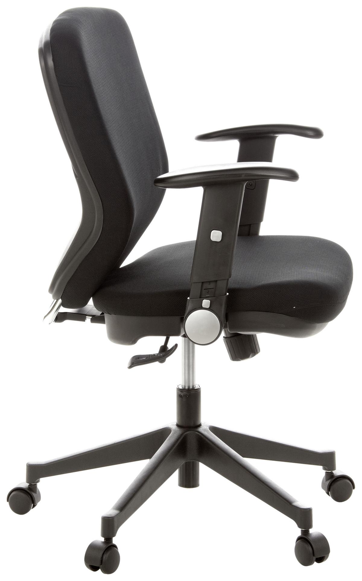 Drehstuhl Traffic 20 Schwarz - Schwarz, MODERN, Kunststoff/Textil (58/103/48cm) - MID.YOU