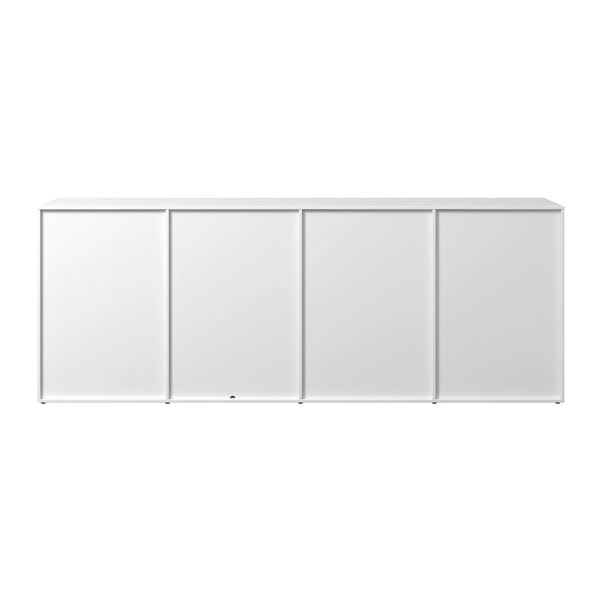 Komoda MICK - hnedá/čierna, Modern, plast (180/69,5/40cm) - Modern Living