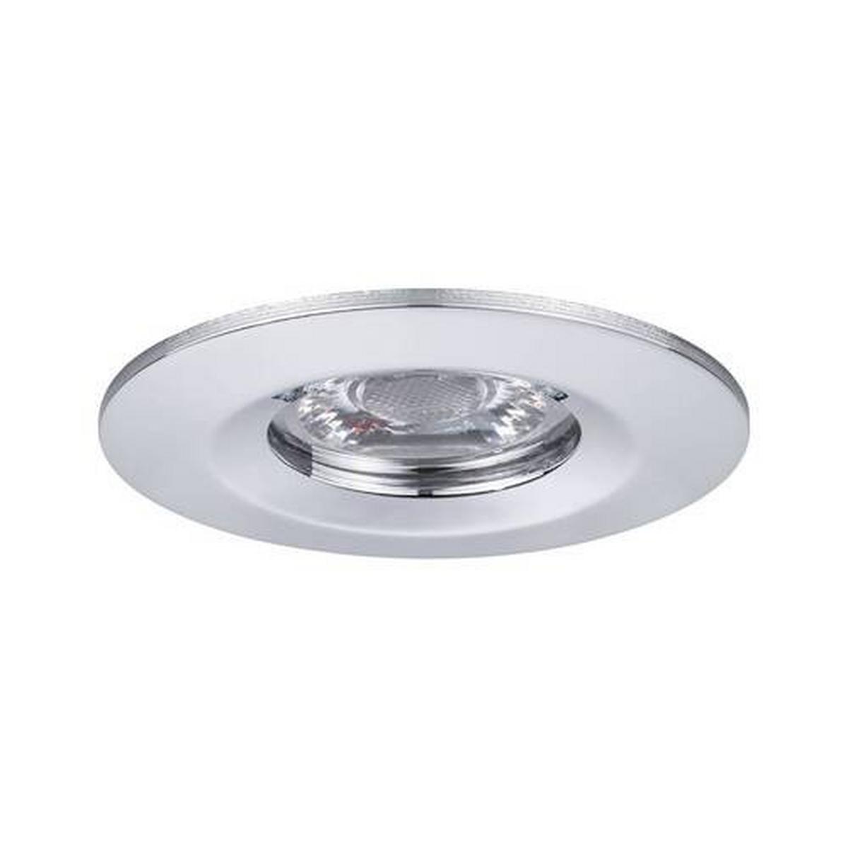 LED-Deckenleuchte Ø 6,5 cm Chromfarben Rund - Chromfarben/Alufarben, Basics, Metall (6,5cm) - Paulmann