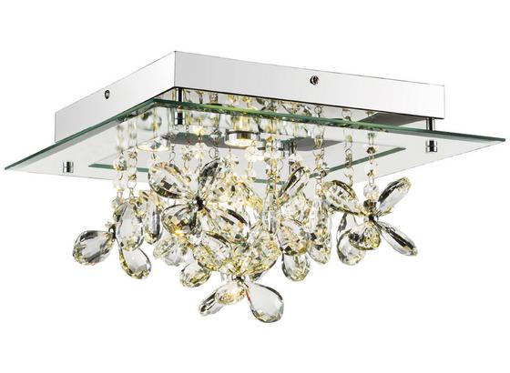 LED-Deckenleuchte Esmeralda - Chromfarben/Klar, MODERN, Glas/Kunststoff (35/35/19cm) - Luca Bessoni LED-Deckenleuchte Esmeralda - Chromfarben/Klar, MODERN, Glas/Kunststoff (35/35/19cm) - Luca Bessoni
