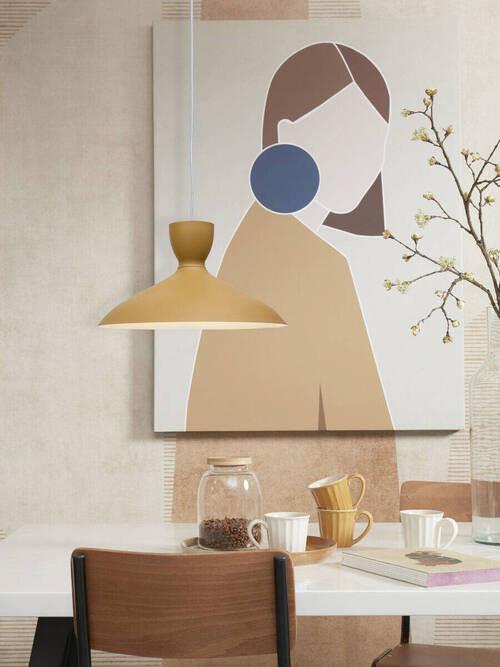 Hängeleuchte Hanover/H40/M - Orange, Trend, Metall (40/22cm) - It's about Romi
