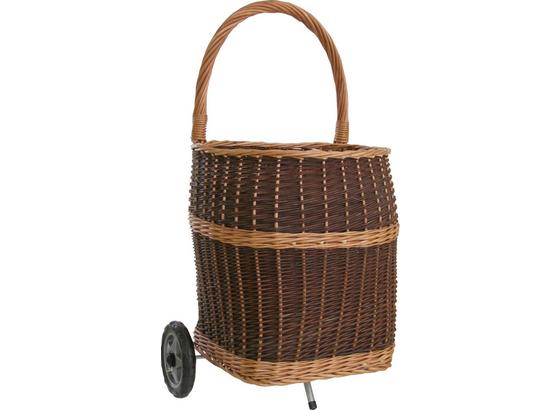 Kaminholzwagen Weide - Hellbraun/Dunkelbraun, Holz/Kunststoff (48/41/80cm) Kaminholzwagen Weide - Hellbraun/Dunkelbraun, Holz/Kunststoff (48/41/80cm)