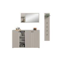 Garderobe Station Kaschmir B: 201cm - Kaschmir, Design, Holzwerkstoff (201/192/37cm) - MID.YOU