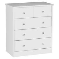 Kommode B 60cm Prue, Weiß - Weiß, KONVENTIONELL, Holzwerkstoff (60/70/35cm) - MID.YOU