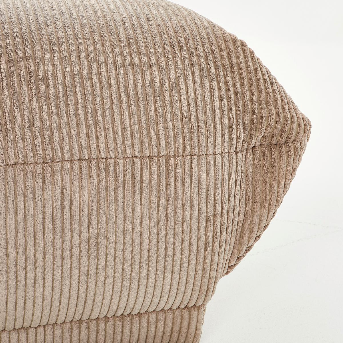 Modul Sofa Giselle Ecke B: 105 Cm Cord Taupe - Taupe, Trend, Textil (105/80/105cm) - Livetastic