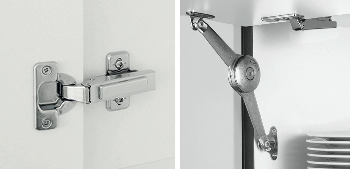 Küchenleerblock Ip4050 - Rot/Weiß, Design, Holzwerkstoff (215cm) - Impuls