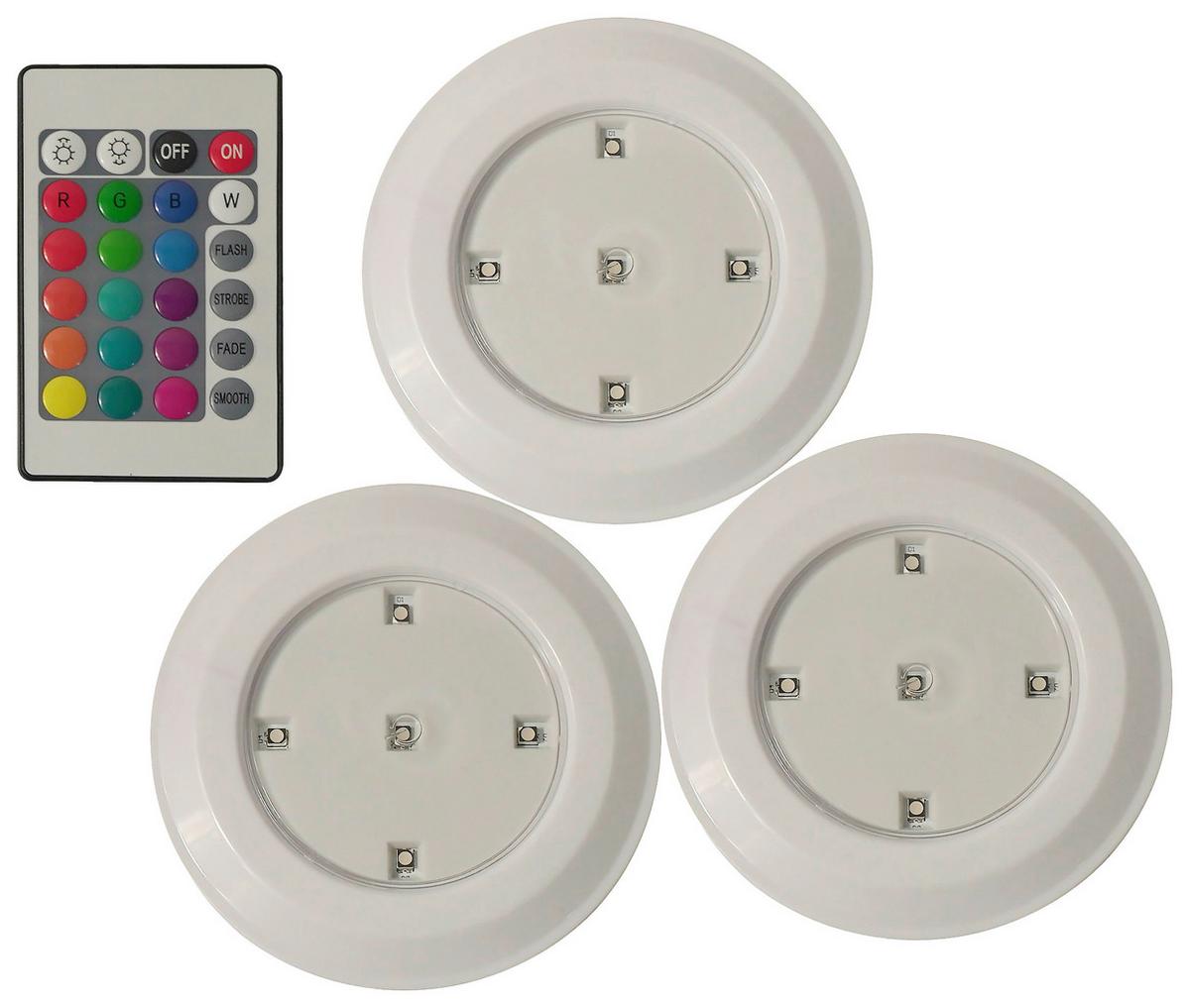 BODOVÉ LED SVÍTIDLO KLAUS - bílá, Konvenční, plast (9/2,2cm) - Mömax