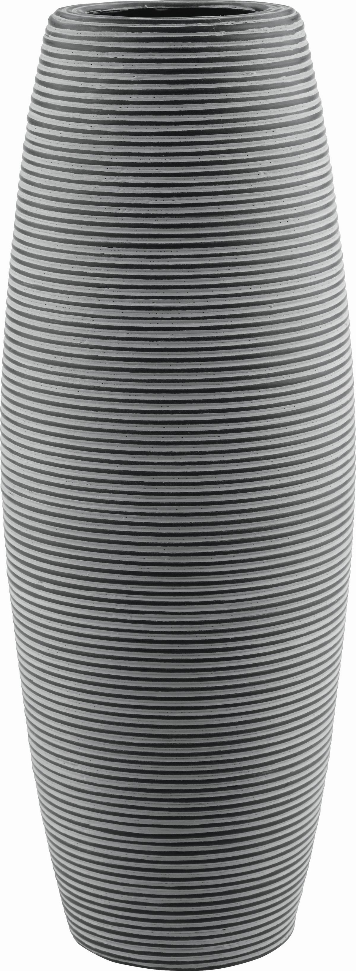 VÁZA MARLENE - černá, Lifestyle, plast (22/59cm) - Mömax