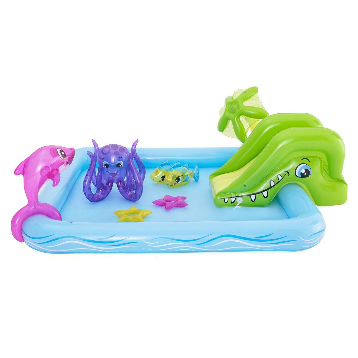 Plantschbecken Fantastic Aquar ium, BxHxT: ca. 239x206x239 cm - Basics, Kunststoff (239/206/239cm) - Bestway
