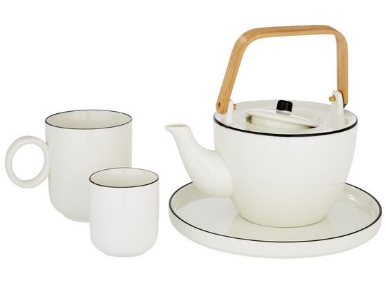 Hrnček Na Kávu Agnes - biela, keramika (5,2/9,5cm) - Premium Living Hrnček Na Kávu Agnes - biela, keramika (5,2/9,5cm) - Premium Living