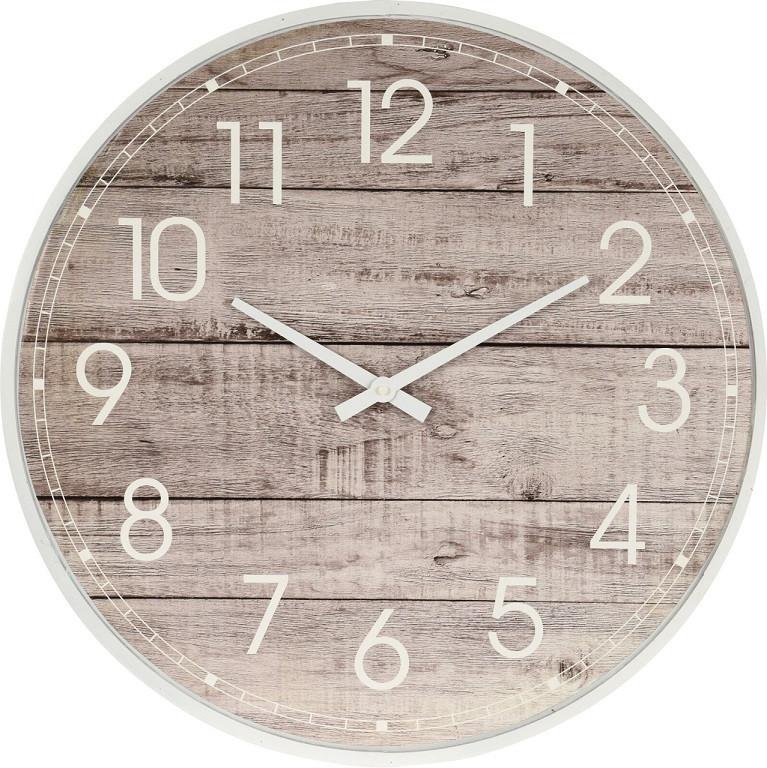 Falióra Átmérő Kb. 59,5cm - barna, fa (59,5cm)