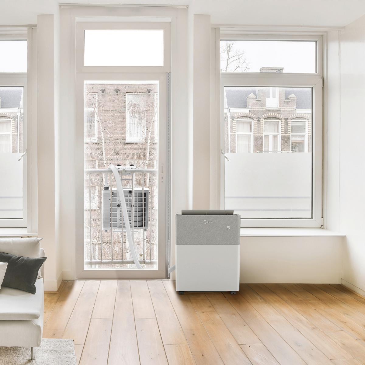 Klimaanlage Portasplit BxHxT: ca. 52x65x34 cm - Weiß, Basics, Kunststoff (51,8/64,6/34cm) - Midea