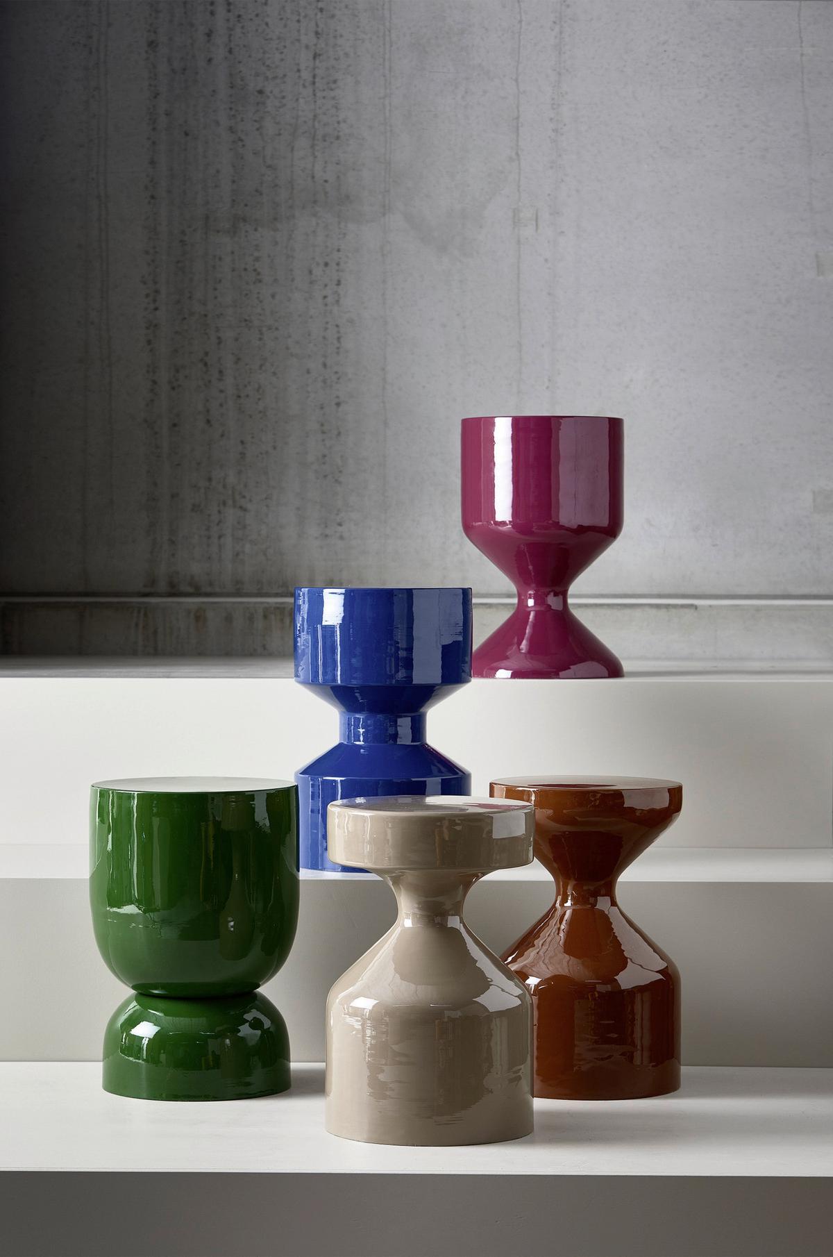 Beistelltisch Floyd Dunkelorange B: 30 Cm - Dunkelorange, Design, Metall (30/47/30cm) - Livetastic