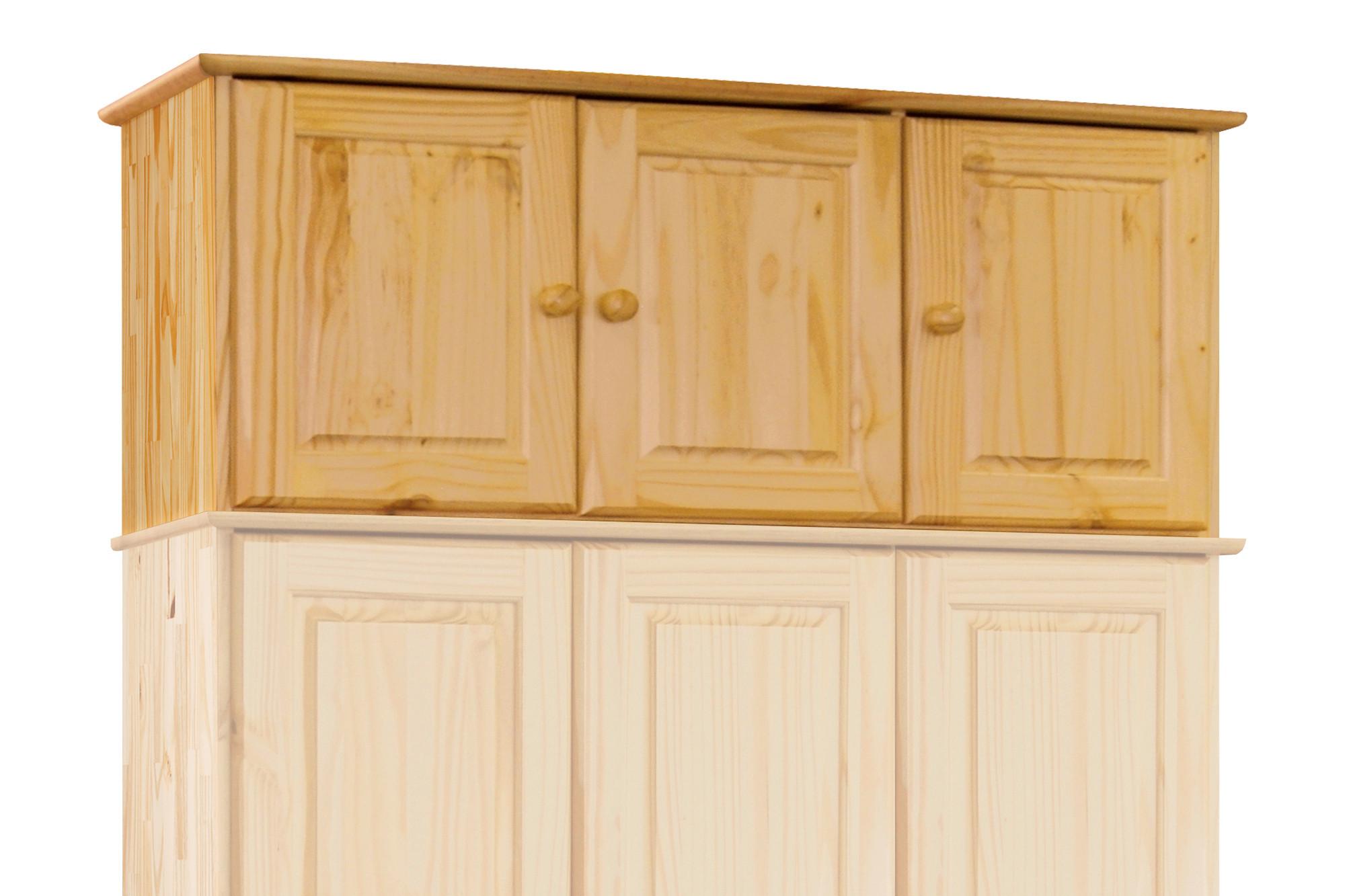 AUFSATZSCHRANK Naturfarben B: 119cm - Naturfarben, Natur, Holz (119/52/52cm) - Livetastic