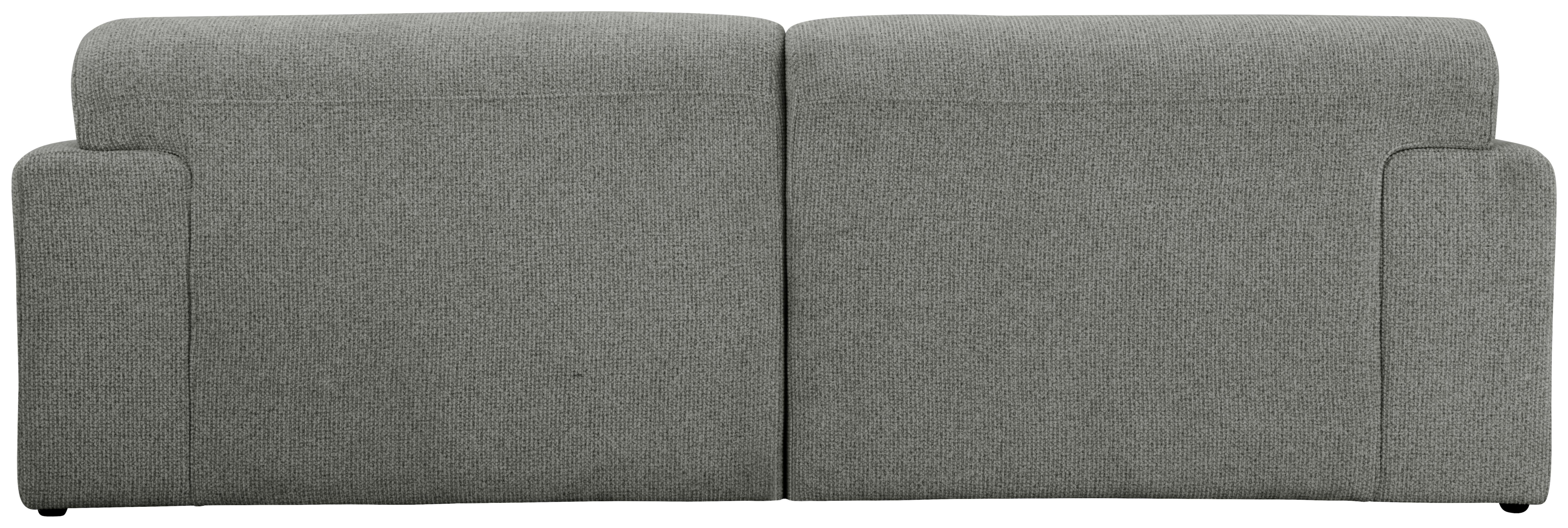 Ecksofa Mercure Grau B: 210 cm - Grau, Design, Holz/Textil (210/68/150cm) - Livetastic