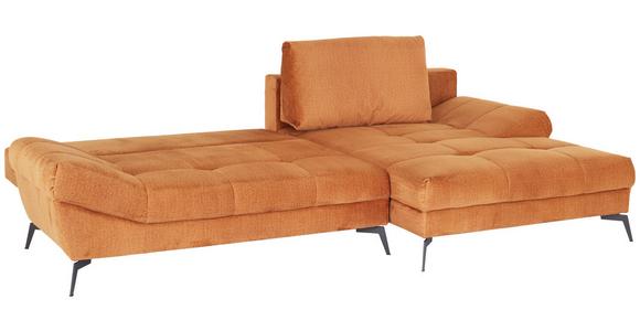 Ecksofa Mia - Gelb/Goldfarben, MODERN, Holz/Holzwerkstoff (301/187cm) - Luca Bessoni