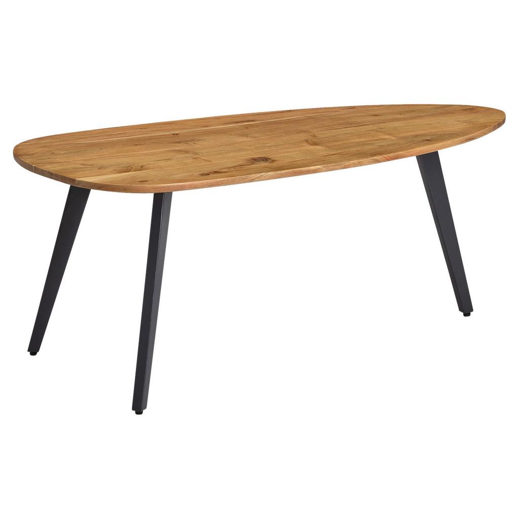 Couchtisch Holz massiv Wohnling, Akaziefarben
