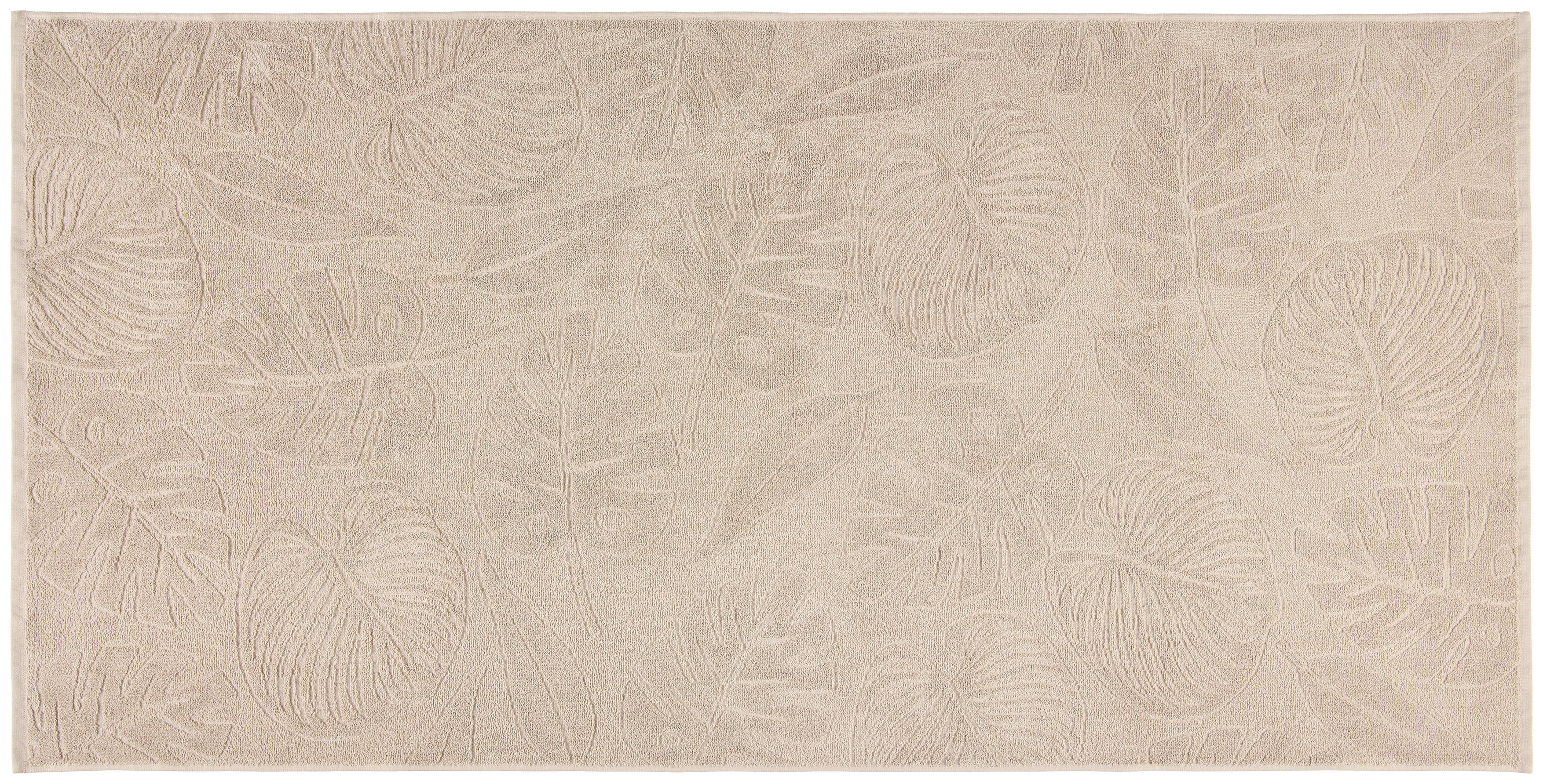 STRANDTUCH TROPICAL - Beige, MODERN, Textil (75/150cm) - Luca Bessoni