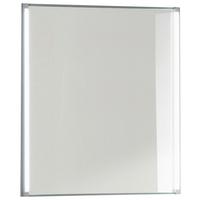 Badspiegel Led-line Bxh 60x67 Cm Led Beleuchtung - Alufarben, MODERN, Glas/Holzwerkstoff (60/67/4cm) - MID.YOU