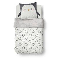 POVLEČENÍ PENGUIN - bílá/černá, textil (140/200cm)