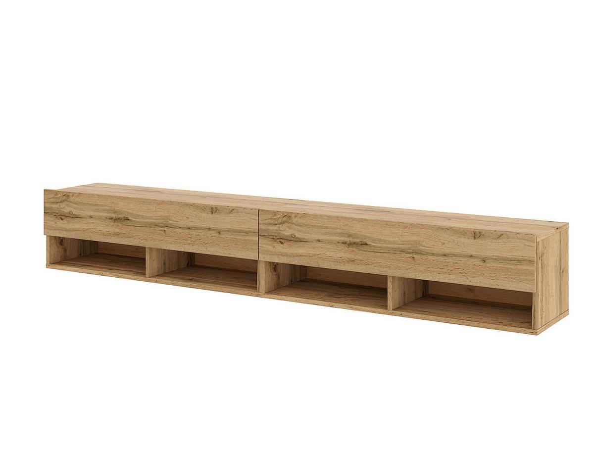 Lowboard TV Stand Derby 280 Eiche Wotan B: 280 cm - Eiche Wotan, Design, Holzwerkstoff/Kunststoff (280/31/33cm) - MID.YOU