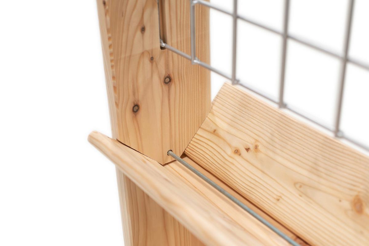 GARTENREGAL KRÄUTERREGAL L - Lärchefarben, Basics, Holz (80/95/50cm)