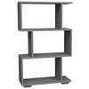 Regal Palusa Anthrazit B: 60 Cm - Anthrazit/Silberfarben, Design, Holzwerkstoff (60/97/24cm) - MID.YOU