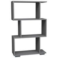 Regal Palusa Anthrazit B: 60 cm - Anthrazit/Silberfarben, Design, Holzwerkstoff (60/97/24cm) - MID.YOU