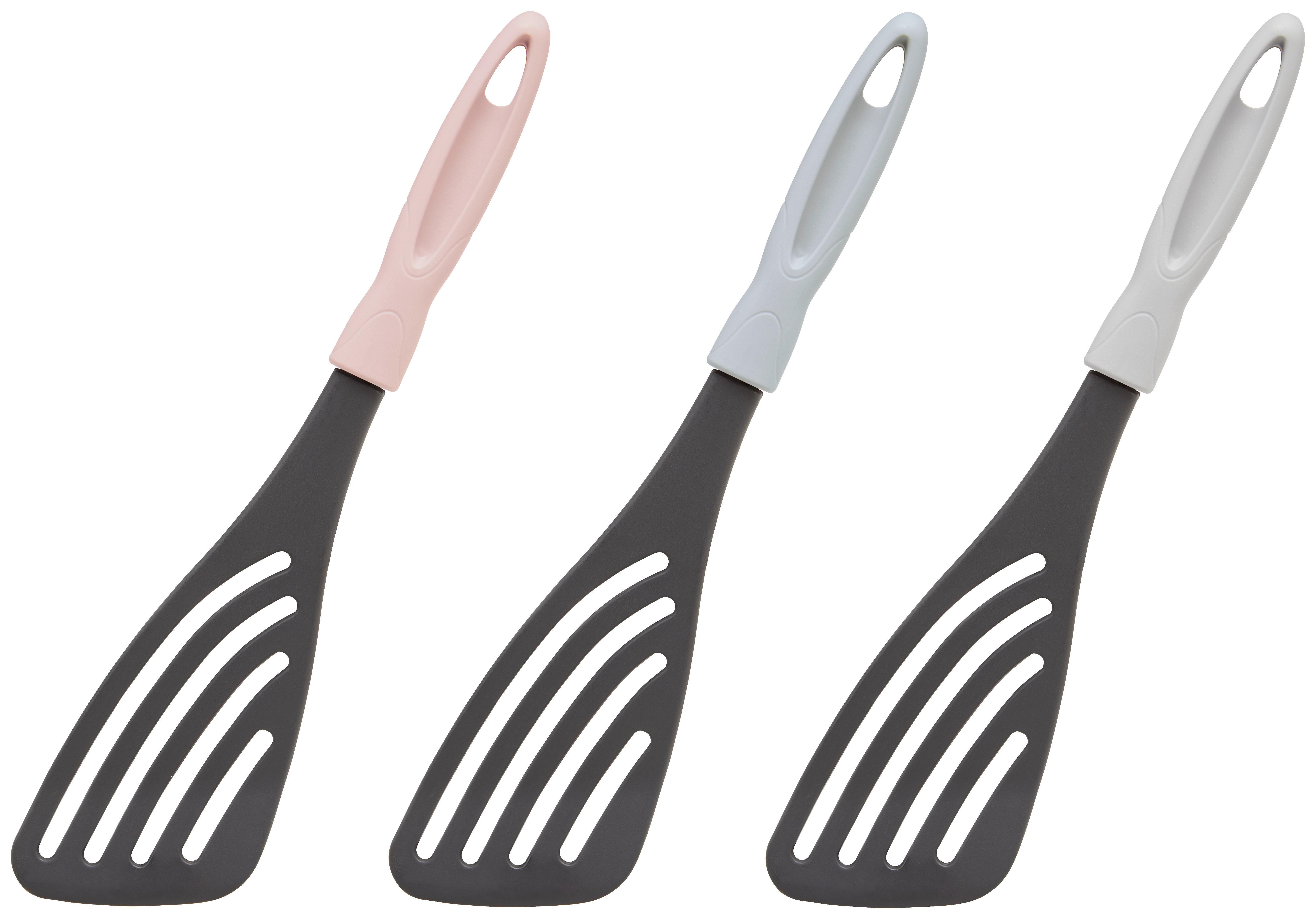 Pfannenwender aus Kunststoff Tore L: 33 cm, Farbl. Sort. - Schwarz, KONVENTIONELL, Kunststoff (33/7,7/2cm) - Ondega