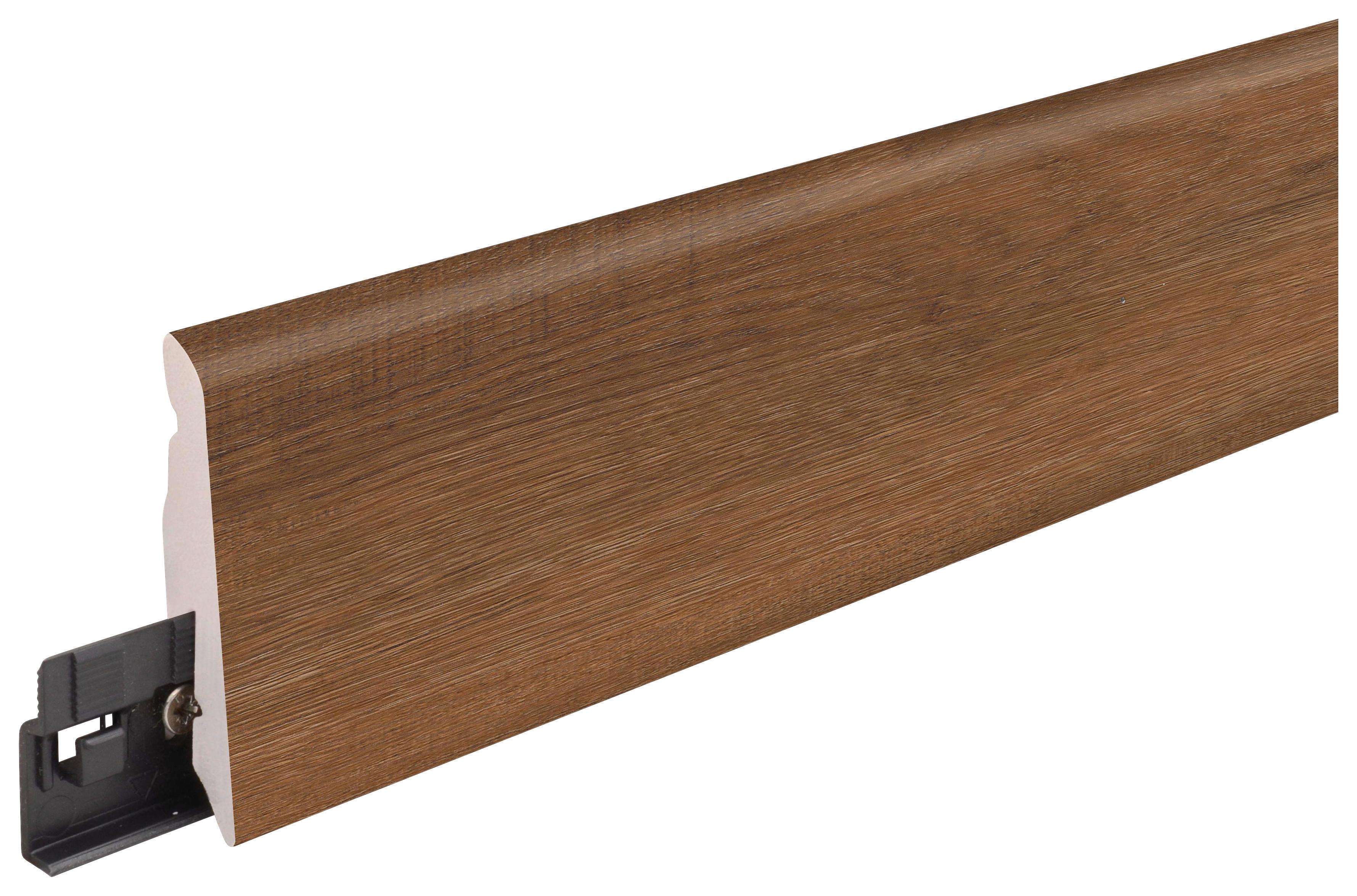 Sockelleiste Chene Rustic - Rostfarben, Basics, Kunststoff (240/5.8/1.2cm)