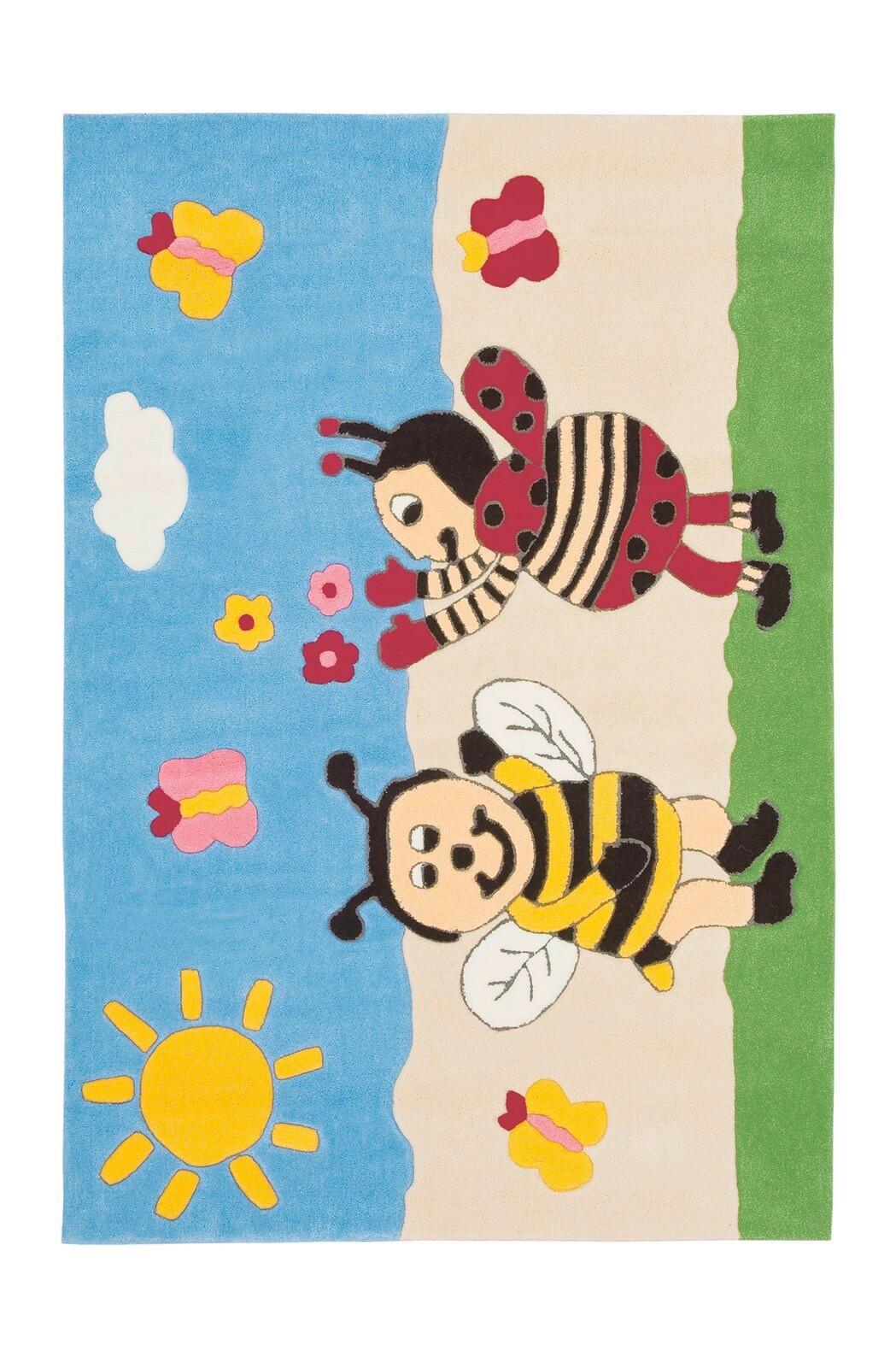 Kinderteppich Multicolor Joy 110x160 cm - Multicolor, Basics, Textil (110/160cm) - Kayoom
