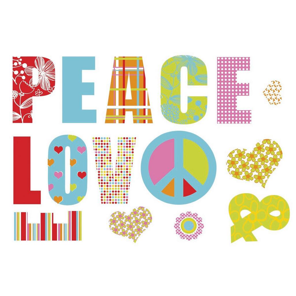 DEKOSTICKER Love And Peace