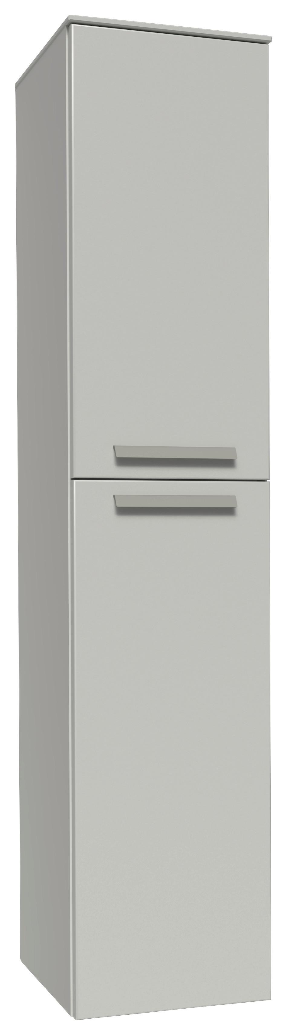 Hochschrank Seidengrau, B: 30 Cm