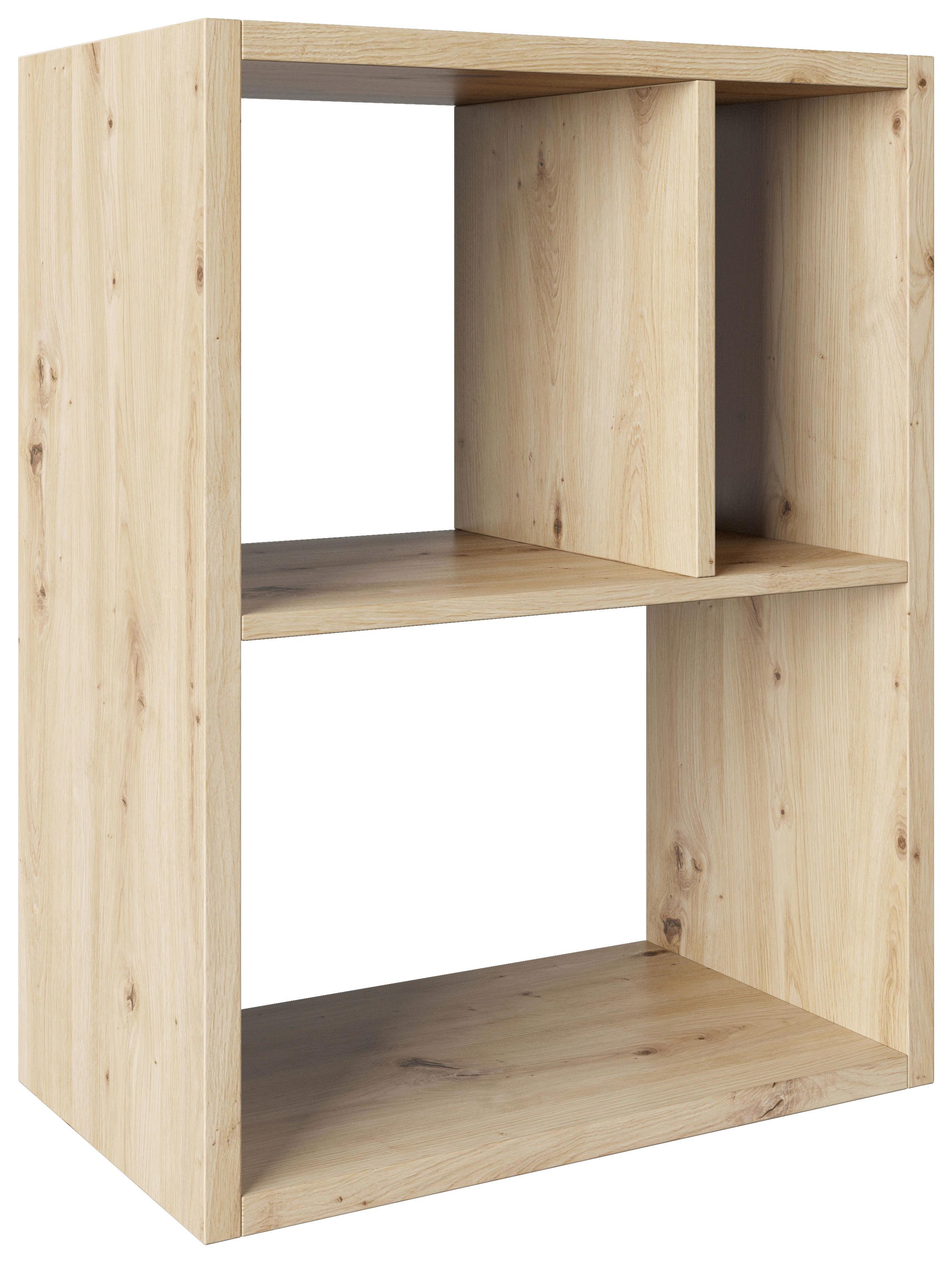 Regal Fortuna - Eiche Artisan, Basics, Holzwerkstoff (75/58/34cm) - MID.YOU