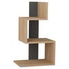 Beistelltisch Rosie Beistelltisch - Eichefarben/Anthrazit, Design, Holzwerkstoff (42/72/30cm) - Livetastic