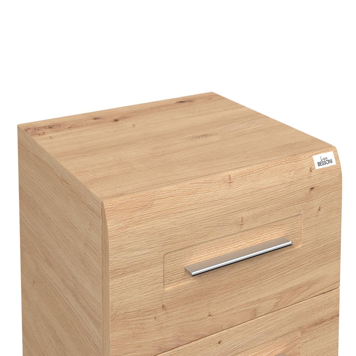 Unterschrank mit Soft-Close Avensis B: 35 cm, Eiche Dekor - Eichefarben, MODERN, Holzwerkstoff (35/72/33cm) - Luca Bessoni