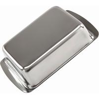 Butterdose Melania - Edelstahlfarben, Design, Metall (16/10/4cm) - Luca Bessoni