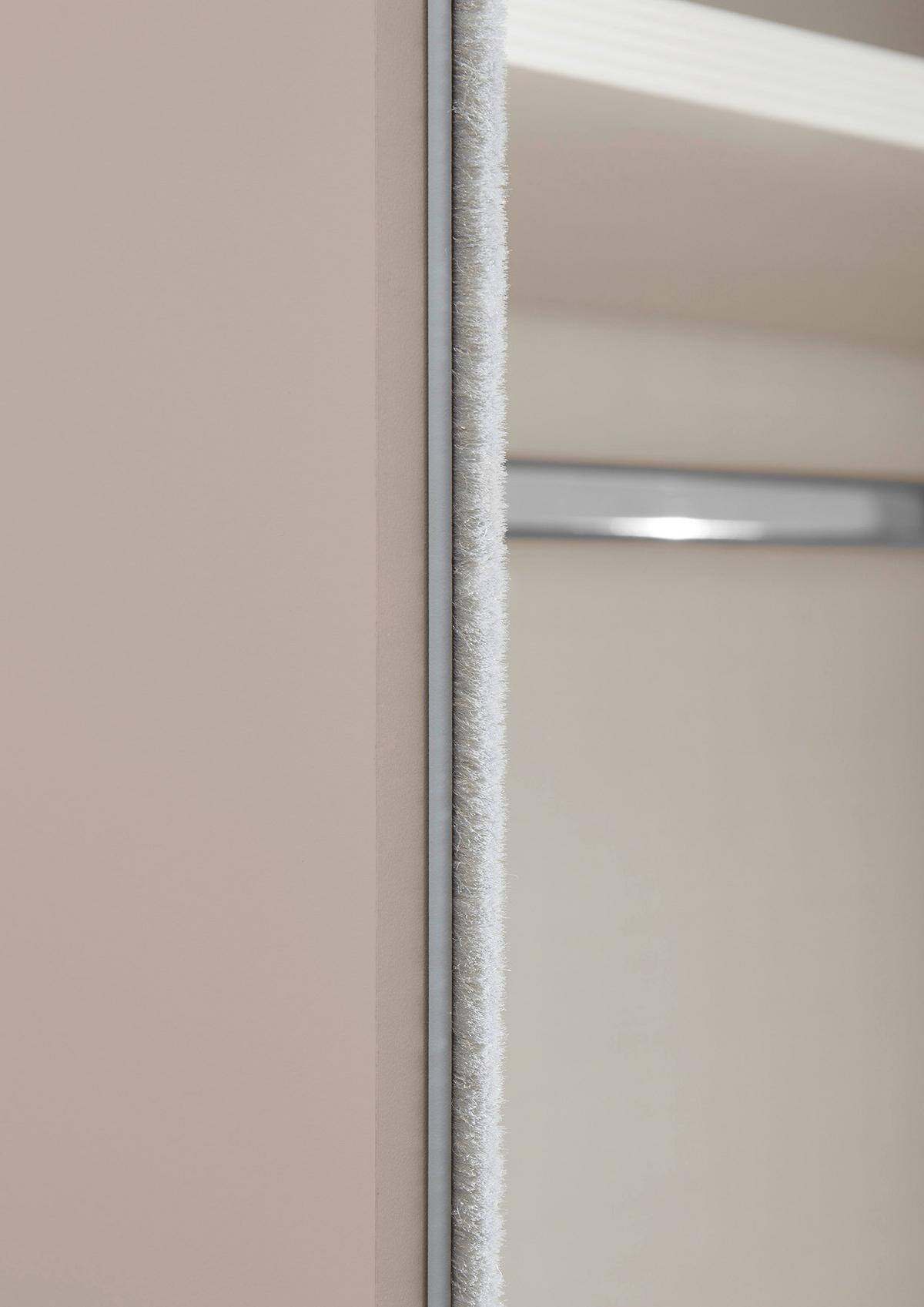 Schwebetürenschrank 167cm Includo Weiß/artisan Eiche - Weiß/Eiche Artisan, Design (167/222/68cm) - MID.YOU