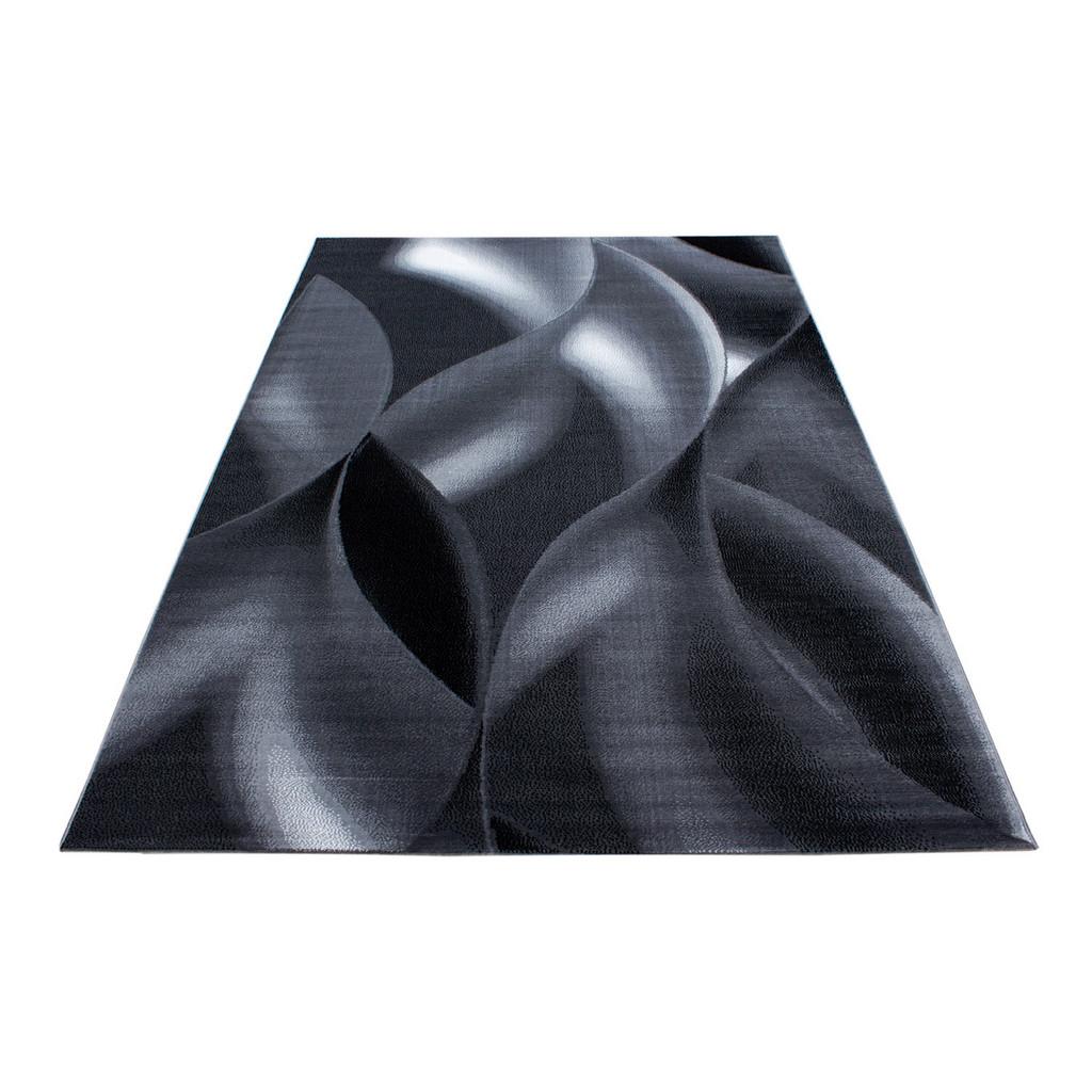 Webteppich Schwarz Naturfaser Plus Black 160x230 Cm