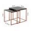 Beistelltisch 2er-Set Cal Matt Schwarz + Kuperfarben - Schwarz/Kupferfarben, Design, Holzwerkstoff/Metall (40/42/40cm) - Livetastic Beistelltisch 2er-Set Cal Matt Schwarz + Kuperfarben - Schwarz/Kupferfarben, Design, Holzwerkstoff/Metall (40/42/40cm) - Livetastic