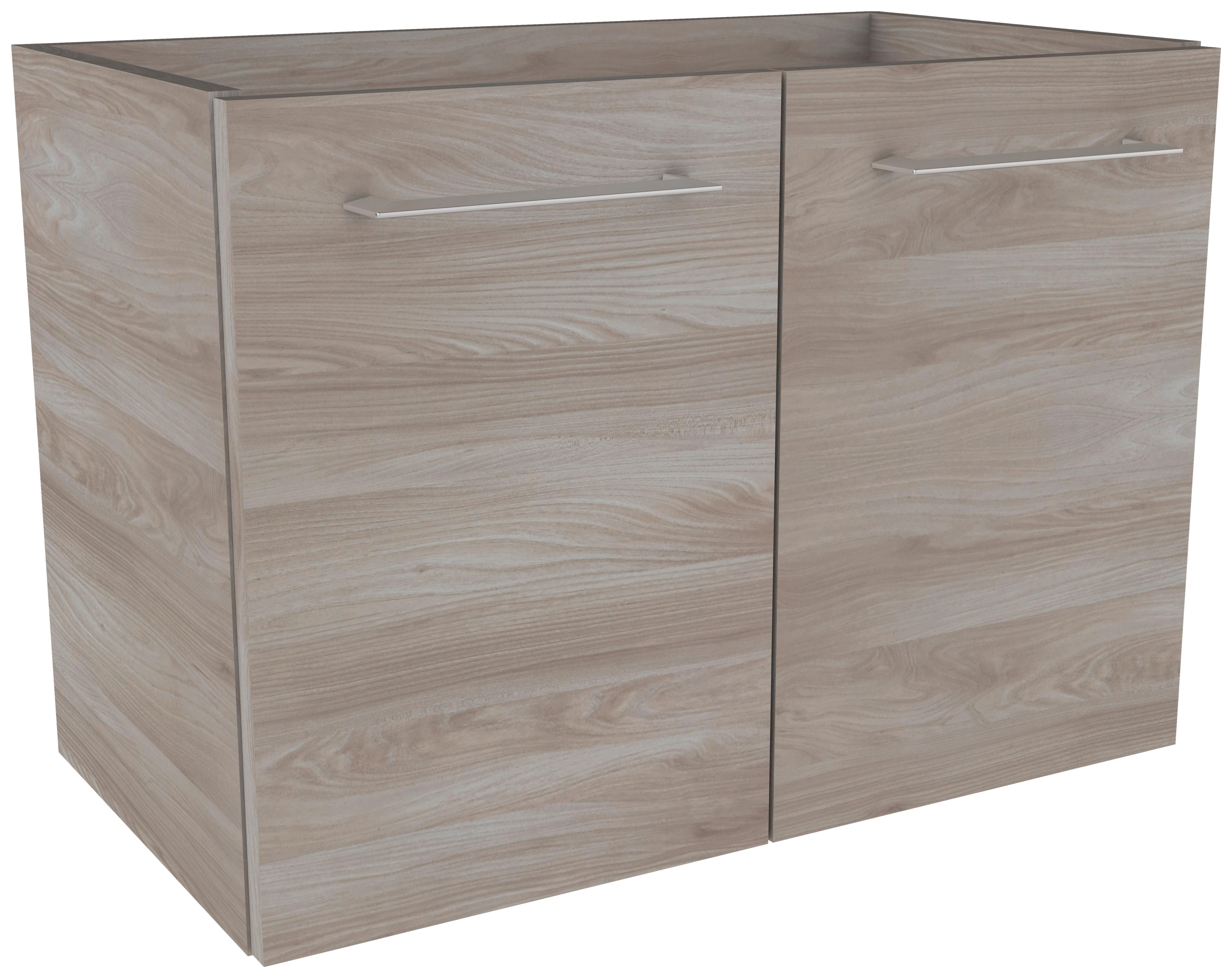 Washcbecken mit Unterschrank Lima B: 59 cm Eschefarben - Eschefarben, MODERN, Holzwerkstoff (59/42/33cm) - MID.YOU