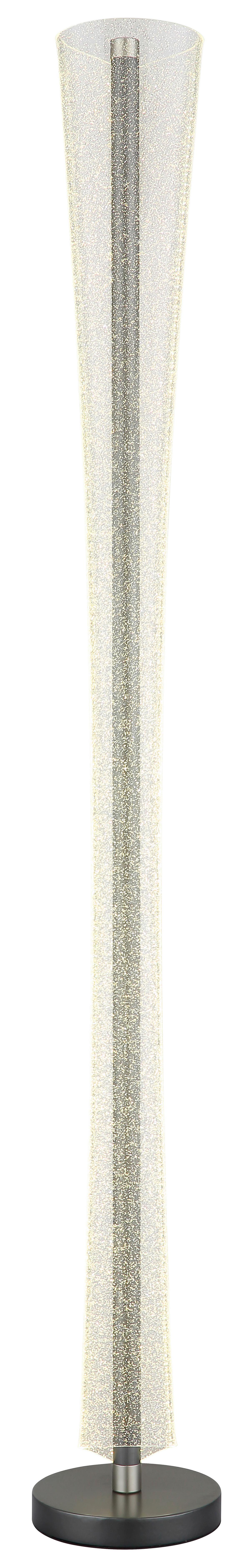 STOJACÍ LED LAMPA MALINDA - černá/čiré, Design, kov/plast (20/155cm) - Globo