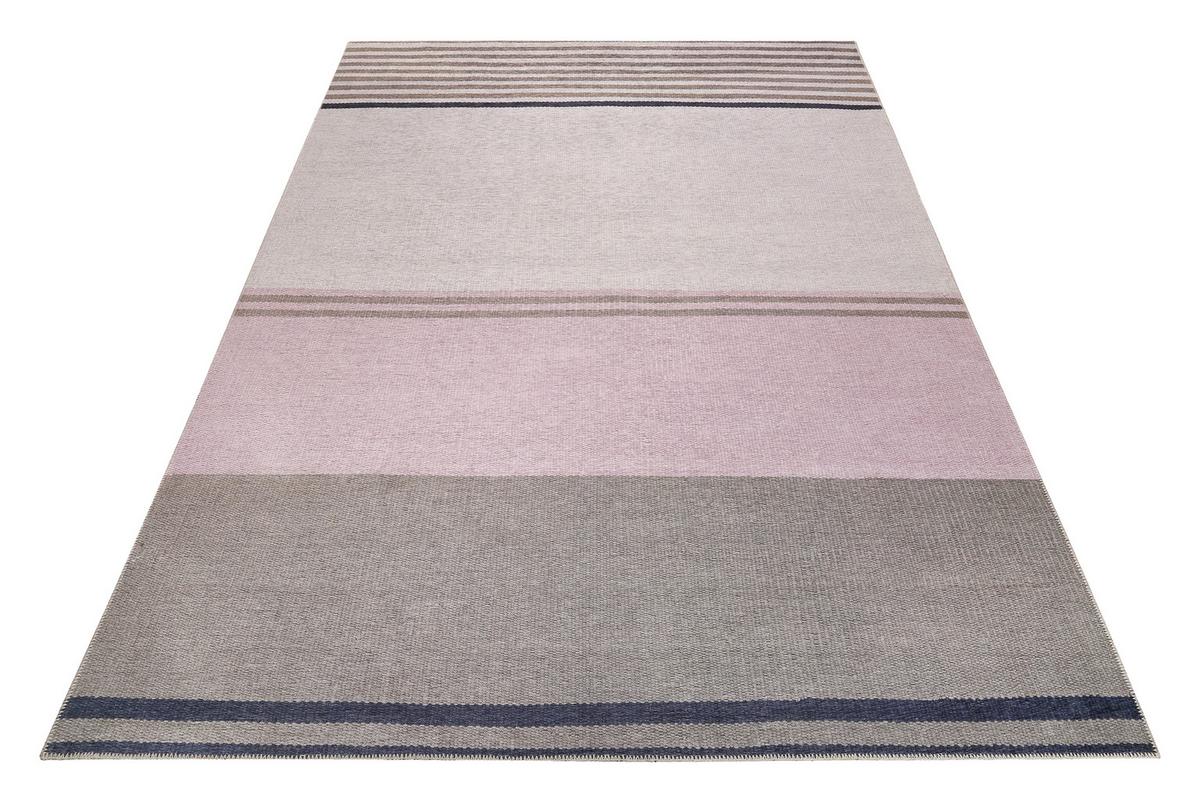 Flachwebteppich Camps Bay Braun/rosa/beige 130x190 Cm - Beige/Braun, KONVENTIONELL, Textil (130/190cm) - Esprit