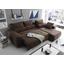 Wohnlandschaft Lopez ca. 305x189 cm - Silberfarben/Braun, KONVENTIONELL, Holzwerkstoff/Textil (305/189cm) - Carryhome Wohnlandschaft Lopez ca. 305x189 cm - Silberfarben/Braun, KONVENTIONELL, Holzwerkstoff/Textil (305/189cm) - Carryhome