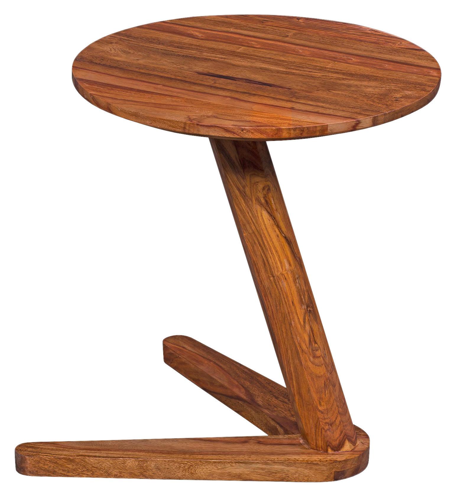 Beistelltisch Sheeshamfarben Echtholz H: 50 cm Boha - Sheeshamfarben, Design, Holz (45/45/50cm) - MID.YOU