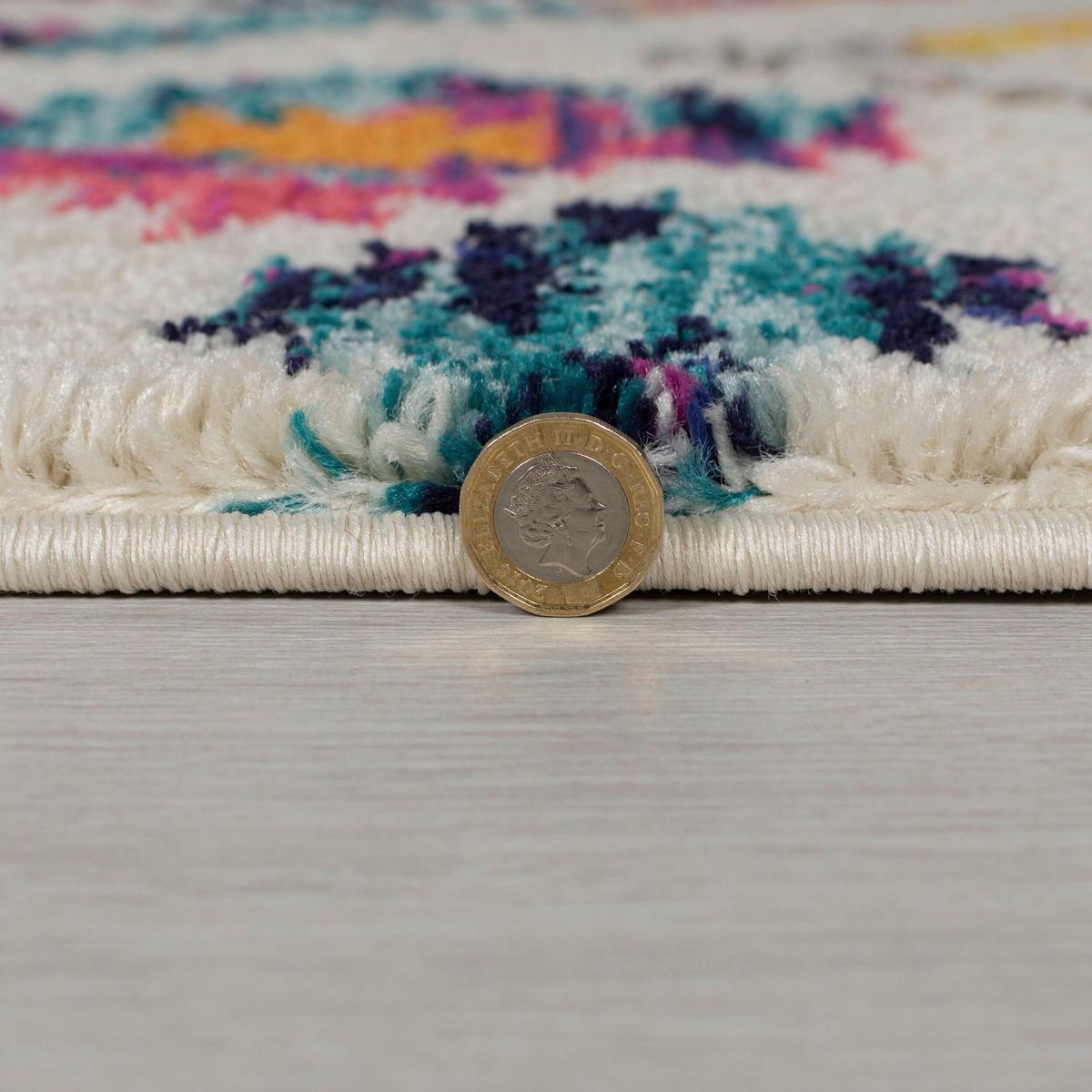 Berberteppich Bohemia Creme B: 120 Cm - Creme, Basics, Textil (120/170cm)