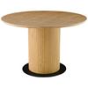 Esstisch Jamie - Eichefarben/Schwarz, LIFESTYLE, Holz/Holzwerkstoff (120/120/75cm) - MID.YOU